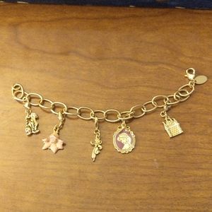 Disney Couture Princess Jasmine Luxe Charm Bracelet